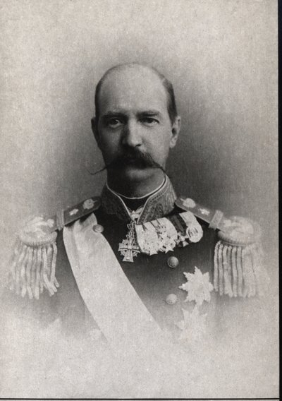 Portrait of George I of Greece, King of Greece by French Photographer